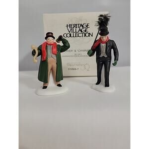 Department Dept 56 Heritage Village - Town Crier and‎ Chimney Sweep - Set of 2